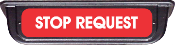 Overhead Full Stop Request Display w/ Light Latch Controller White Led's